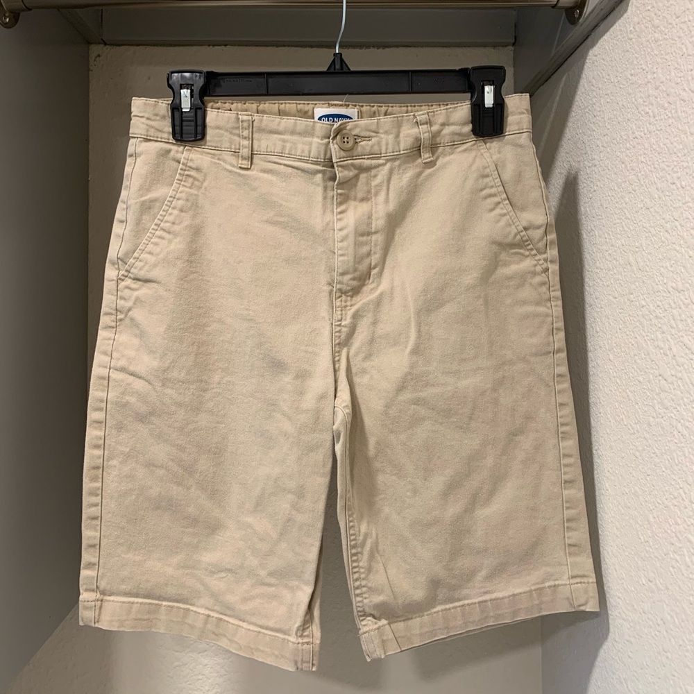 3 Pairs Boys Old Navy Uniform Khaki Shorts Size 14 Husky